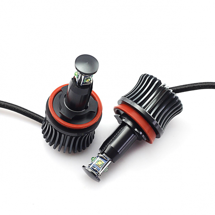 Set 2 Led marker H8 2x20W Can Bus cu leduri Cree BTLM-9220 [6]