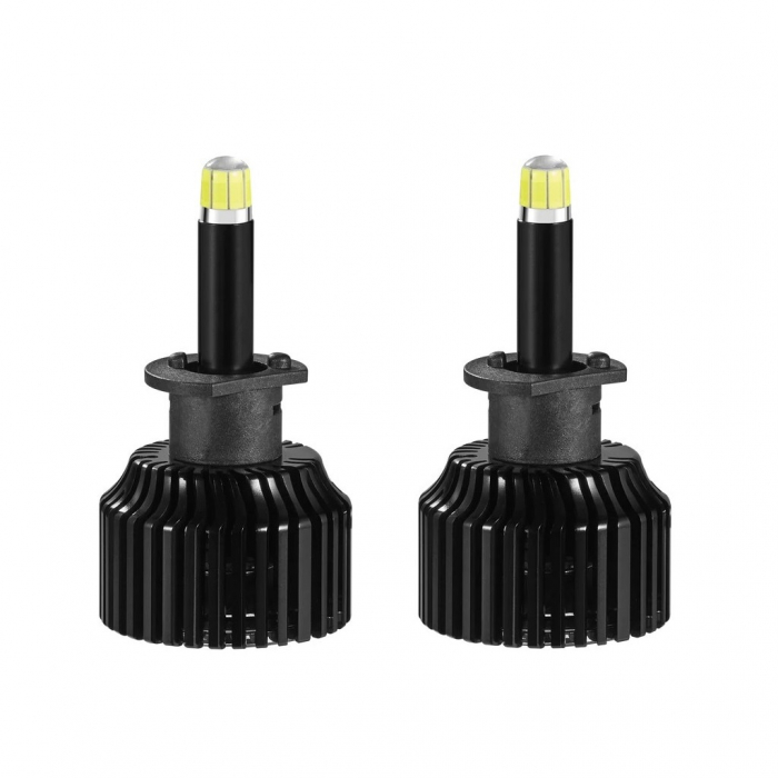 Set 2 leduri H1 M9 Canbus 360 grade pentru far auto, putere 80W/set, luminozitate 8000 Lm/set, 12V M9-H1 [2]