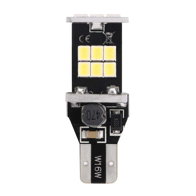 Set 2 Leduri Auto De Putere, Canbus T15 (W16W) 15 Smd 2835 12V - fara polaritate [1]
