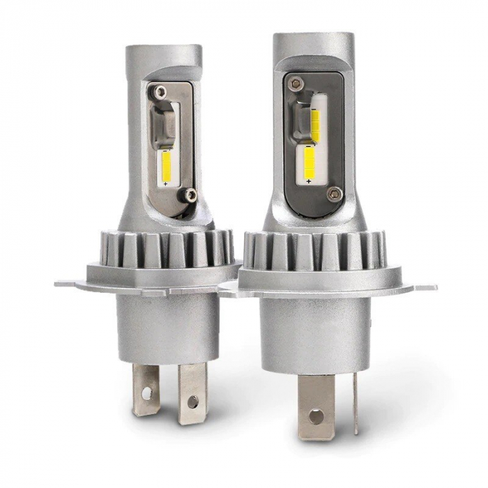 Set 2 leduri auto H4 C12 Canbus, putere 13W, luminozitate 3600 Lm, 12V-24V C12-H4 [6]