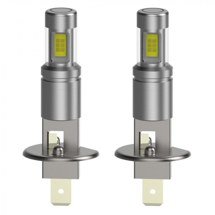 Set 2 leduri auto proiectoare ceata H1 V13 Canbus, putere 80W, luminozitate 2000 Lm, 12V-24V [4]