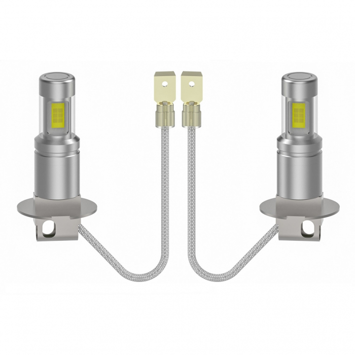 Set 2 leduri auto proiectoare ceata H3 V13 Canbus, putere 80W, luminozitate 2000 Lm, 12V-24V [4]