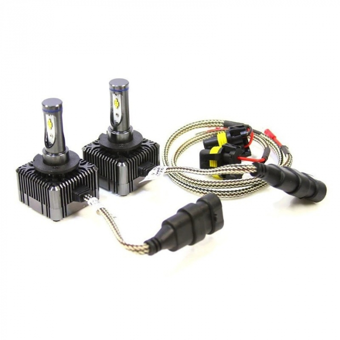 Set 2 leduri D1S, D3S pentru far auto 72W Chip Cree 8000 Lm 12V [1]
