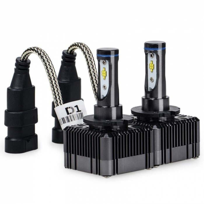 Set 2 leduri D1S, D3S pentru far auto 72W Chip Cree 8000 Lm 12V [3]