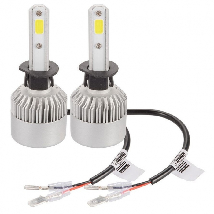 Set 2 Leduri H1 Canbus pentru far auto, putere 72W, 6000K, luminozitate 8000 LUMENI, 12V-24V [3]