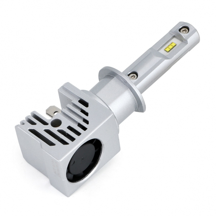 Set 2 leduri H1 M3 Canbus pentru far auto, putere 55W, luminozitate 10.000 Lm, 12V-24V [1]
