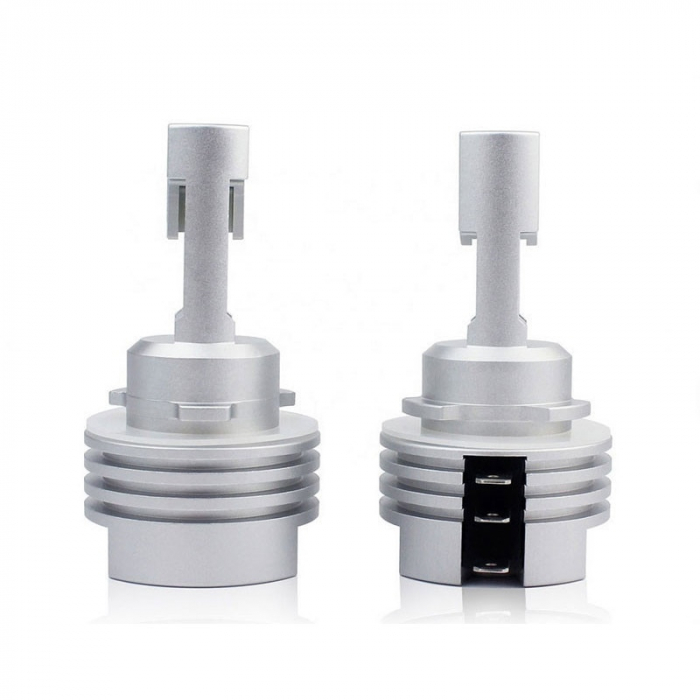 Set 2 leduri H15 ALL IN ONE 20W, 12V, 3200 Lumeni pentru far auto Ford Ranger, VW, Audi, Skida, Mazda, Fiat - V9-H15 [3]