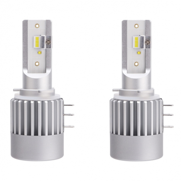 Set 2 leduri H15 ALL IN ONE Profesionale, 50W, 2500 Lumeni, 12V - [3]
