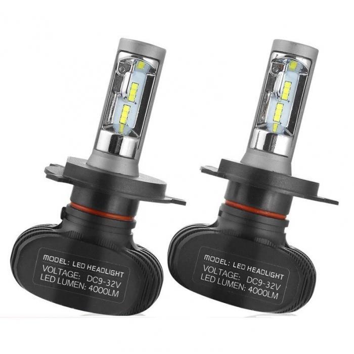Set 2 leduri H4 CSP Canbus pentru far auto putere 25W, luminozitate 4000 Lm, 12V - 24V S1-H4 [3]