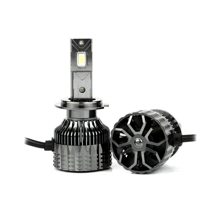 Set 2 leduri H7 V30 Super Canbus High Power pentru far auto, putere 110W, luminozitate 14.500 Lm, 12V-24V V30-H7 [2]