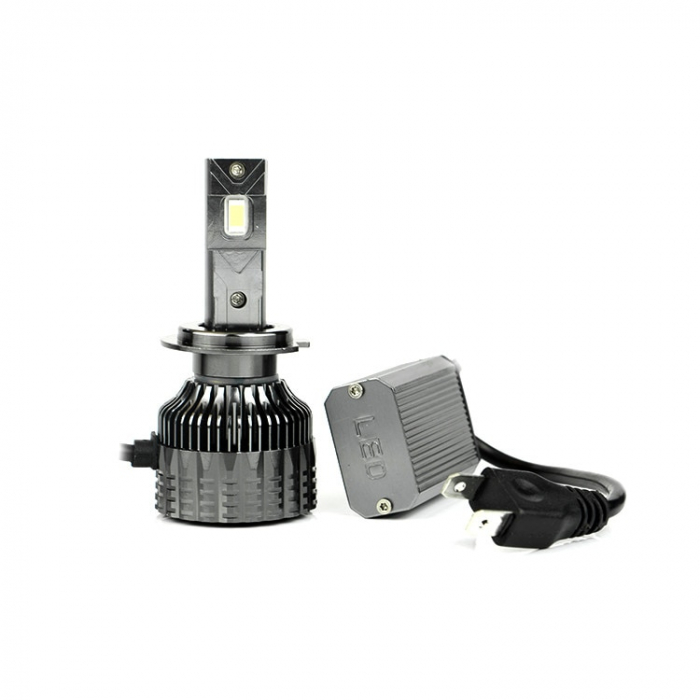 Set 2 leduri H7 V30 Super Canbus High Power pentru far auto, putere 110W, luminozitate 14.500 Lm, 12V-24V V30-H7 [1]