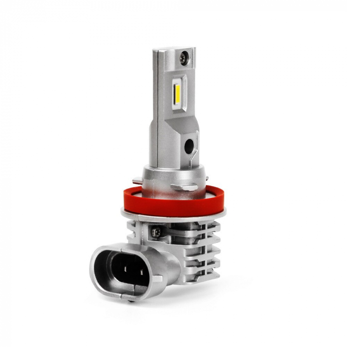 Set 2 leduri H8 H9 H11 M4 Canbus 3000K pentru proiector auto, putere 50W, luminozitate 6400 Lm, 12V-24V M4-H11 [2]