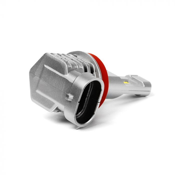 Set 2 leduri H8 H9 H11 M4 Canbus 3000K pentru proiector auto, putere 50W, luminozitate 6400 Lm, 12V-24V M4-H11 [1]