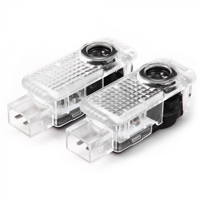 Set 2 Logo Portiere Audi A1, A4, A5, A6, A8, TT, R8, Q5, Q7 - BTSL-001001, BTSL-001002 [1]