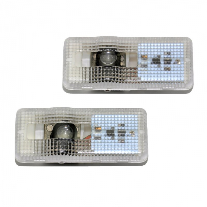 Set 2 Logo Shadow Lights Courtesy pentru portiere dedicate Peugeot 407 - BTSL-016052 [3]