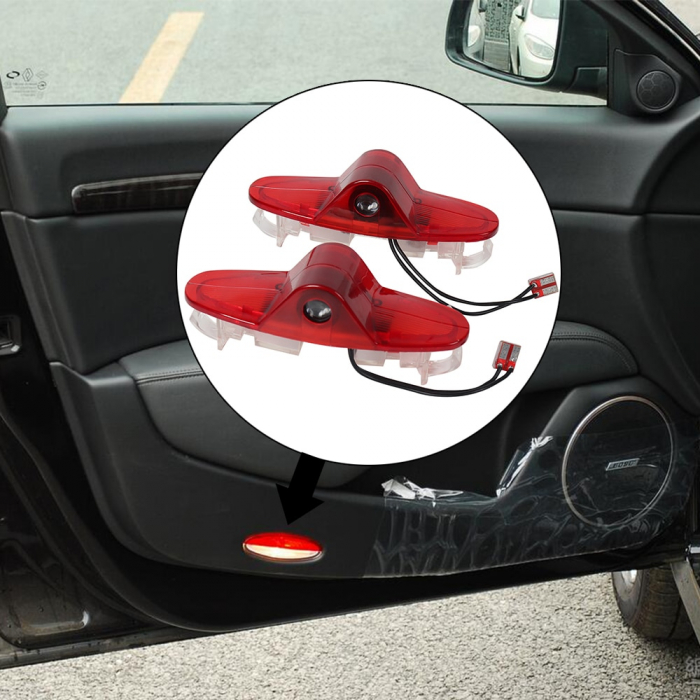 Set 2 Logo Shadow Lights Courtesy pentru portiere dedicate Renault Megane 3, Laguna 3, Latitude, Talisman - BTSL-012142 [2]