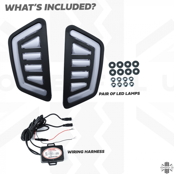 Set 2 Lumini de zi dedicate Ford Ranger T7 2016, 2017, 2018, 2019 FDL824 [2]