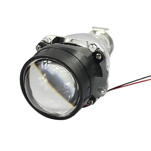 Set 2 lupe Bifazice/Bixenon Mini H1 2.5" pentru Audi A4 B8 fara facelift si fara lupe din fabrica, cu ornamente Z109 incluse [1]