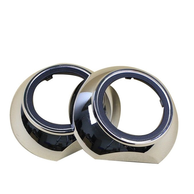 Set 2 lupe Bifazice/Bixenon Mini H1 2.5" Scurte UNIVERSALE cu ornamente Z114 incluse [2]