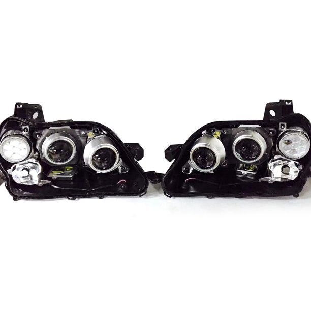 Set 2 proiectore LED 3" pentru faza lunga auto / moto cu lumina de zi DRL 35W, 12V, 3000Lm - i6 [4]