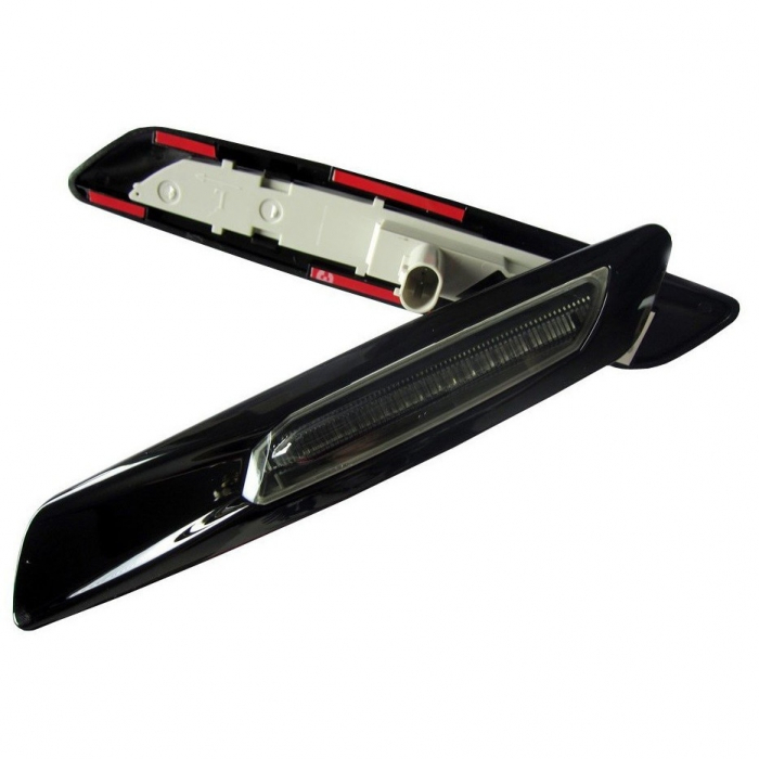 Set 2 Semnalizari Aripa cu Led Negre, dedicate pentru BMW E60, E61, E90, E91, E81, E82, E88 - BTLL-104 [4]