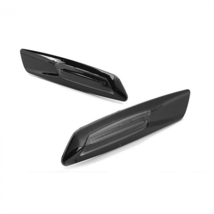 Set 2 Semnalizari Aripa cu Led Negre, dedicate pentru BMW E60, E61, E90, E91, E81, E82, E88 - BTLL-104 [1]