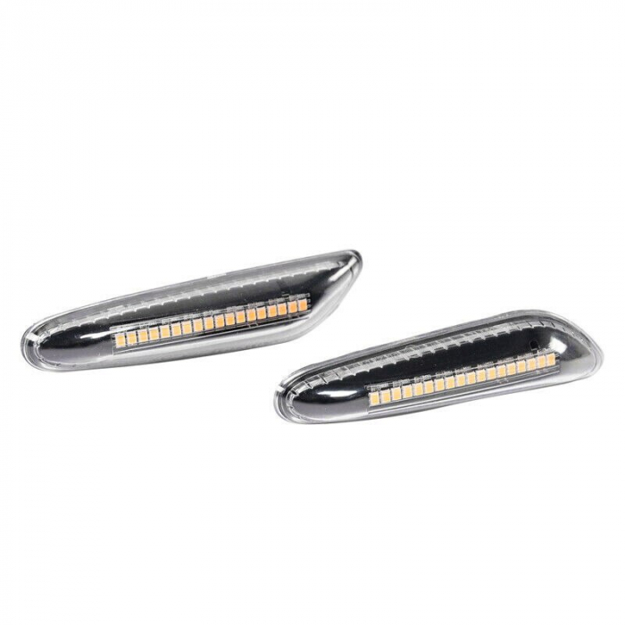 Set 2 Semnalizari Aripa LED Dinamice Secventiale pentru BMW X1 E84, X3 E83, E60, E90, E91, E92, E93, E81, E82, E88 - D0459 [5]