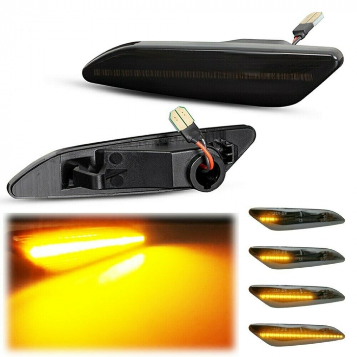 Set 2 Semnalizari Aripa LED Dinamice Secventiale pentru Alfa Romeo 147, 156 - D0521-A [5]