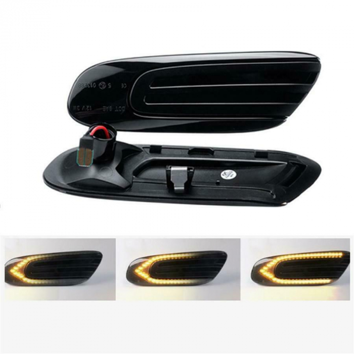 Set 2 Semnalizari Aripa LED Dinamice Secventiale pentru Mini Cooper F55, F56, F57 - D0510 [1]