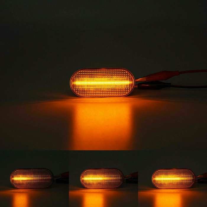 Set 2 Semnalizari Aripa LED Dinamice Secventiale pentru Nissan Qashqai, Pathfinder, Navara, 350Z, Micra, Note, Tiida - D0324 [1]