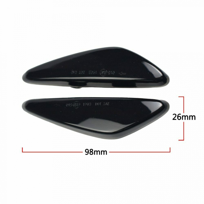 Set 2 semnalizari aripa Led Dinamice Secventiale XtremeVision pentru Mazda 6, RX-8, MX-5, Mazda - 5 - D0410 [5]