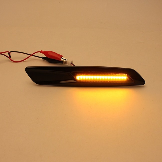 Set 2 Semnalizari Aripa Led Negre - Dedicate BMW E60, E61, E90, E91, E81, E82, E88 - 104 [1]