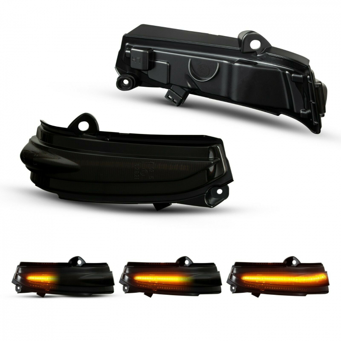 Set 2 Semnalizari Led Oglinda Dinamice, Secventiale dedicate Ford Mondeo MK5, Fusion MK2 - D0284 [2]