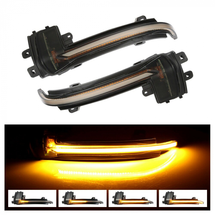 Set 2 Semnalizari Led Oglinda Dinamice, Secventiale dedicate pentru Audi A3 8P FL, A4 B8.5, A5 FL - D0172 [5]