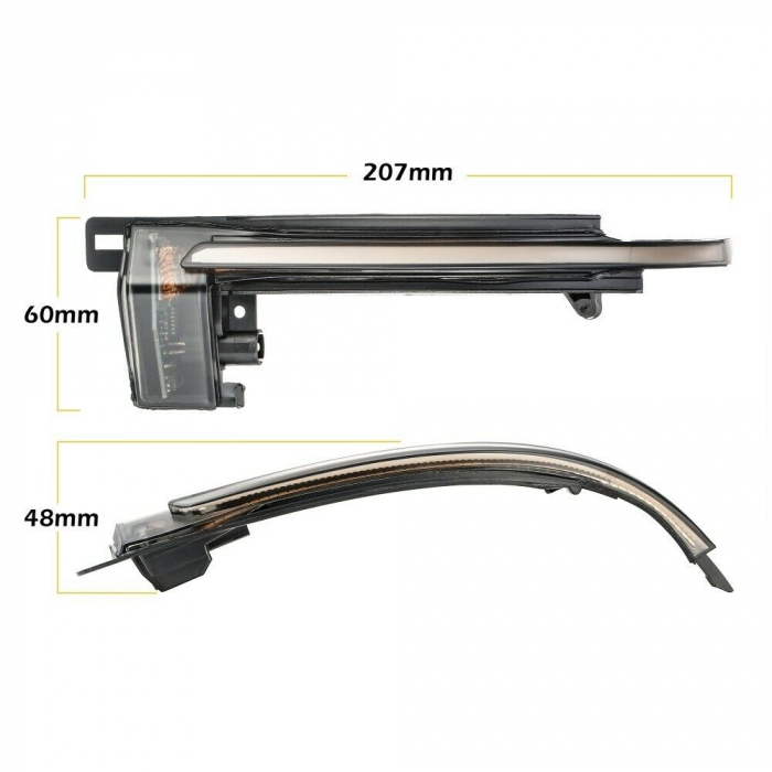 Set 2 Semnalizari Led Oglinda Dinamice, Secventiale dedicate pentru Audi A3, A4, A5, A6, A8, Q3 - D0171 [2]