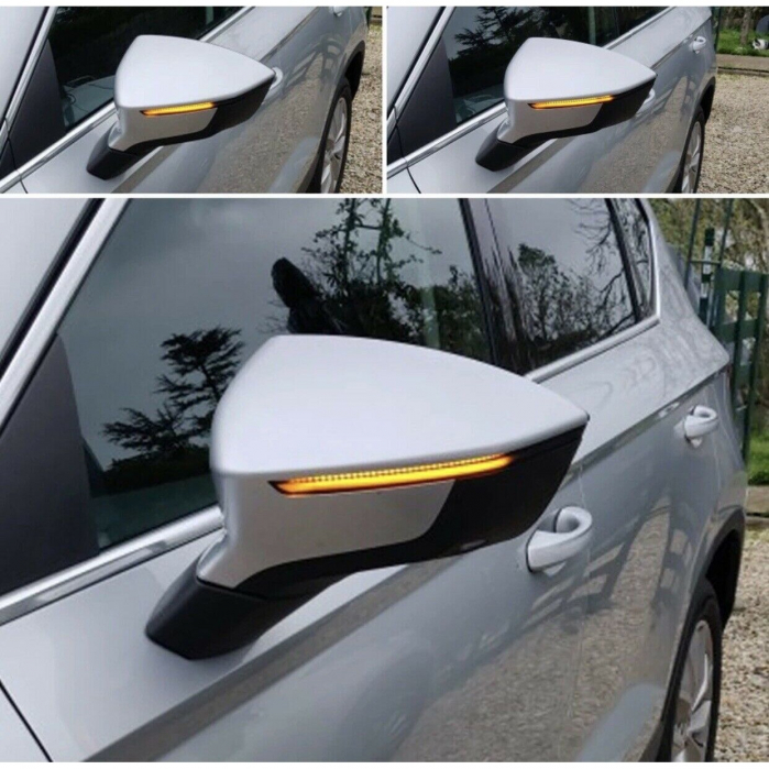 Set 2 Semnalizari Led Oglinda Dinamice, Secventiale dedicate pentru Seat Leon, Ibiza, Arona - D0174 [3]