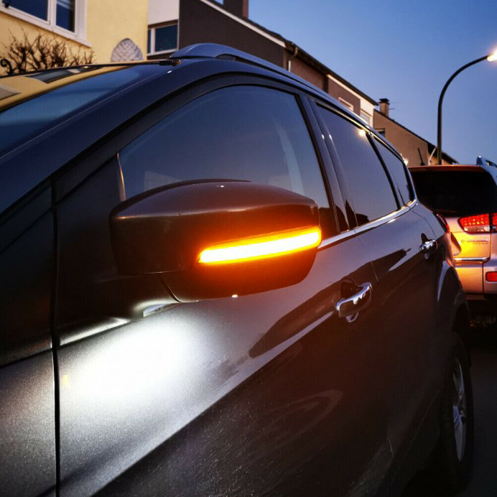 Set 2 Semnalizari Led Oglinda Dinamice, Secventiale Ford Fiesta MK6, B-Max B232 - D0241 [3]