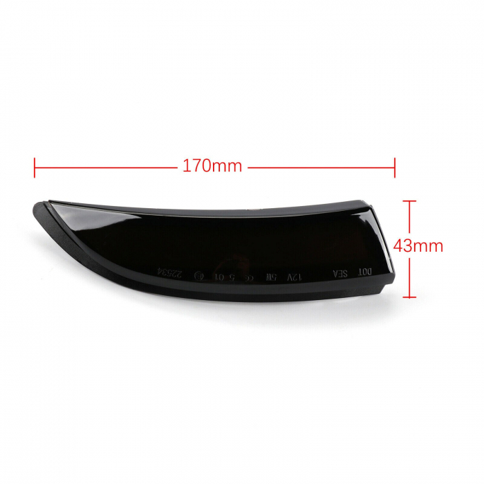 Set 2 Semnalizari Led Oglinda Dinamice, Secventiale Ford Fiesta MK6, B-Max B232 - D0241 [2]