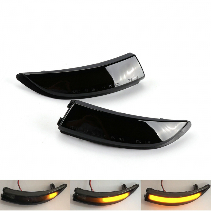 Set 2 Semnalizari Led Oglinda Dinamice, Secventiale Ford Fiesta MK6, B-Max B232 - D0241 [1]
