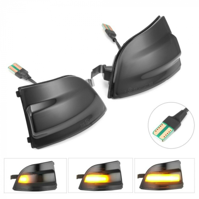 Set 2 Semnalizari Led Oglinda Dinamice, Secventiale Ford Focus 2 MKII, C-Max - D0242 [4]