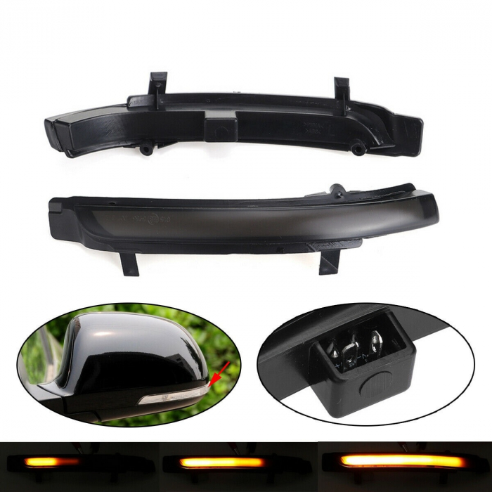 Set 2 Semnalizari Led Oglinda Dinamice, Secventiale Skoda Octavia 2 FL 1Z3, 1Z5, Superb 2 3T4, 3T5 - D0252 [5]