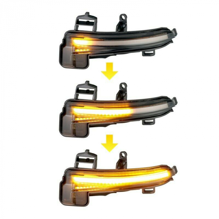 Set 2 Semnalizari Led Oglinda Dinamice, Secventiale Skoda Superb MK3 A7 2016-2019 - D0243 [5]