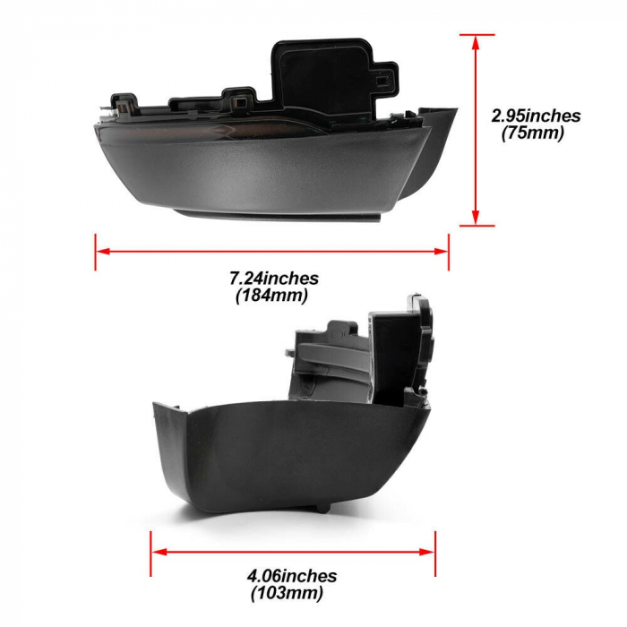 Set 2 Semnalizari Led Oglinda Dinamice, Secventiale VW Polo MK5 6R 6C, UP!, Ameo - D0185 [3]