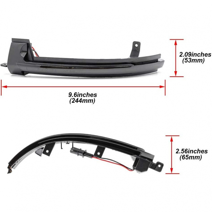 Set 2 Semnalizari Led Oglinda Dinamice VW Touareg 2 7P 2010-2018 D0575 [4]