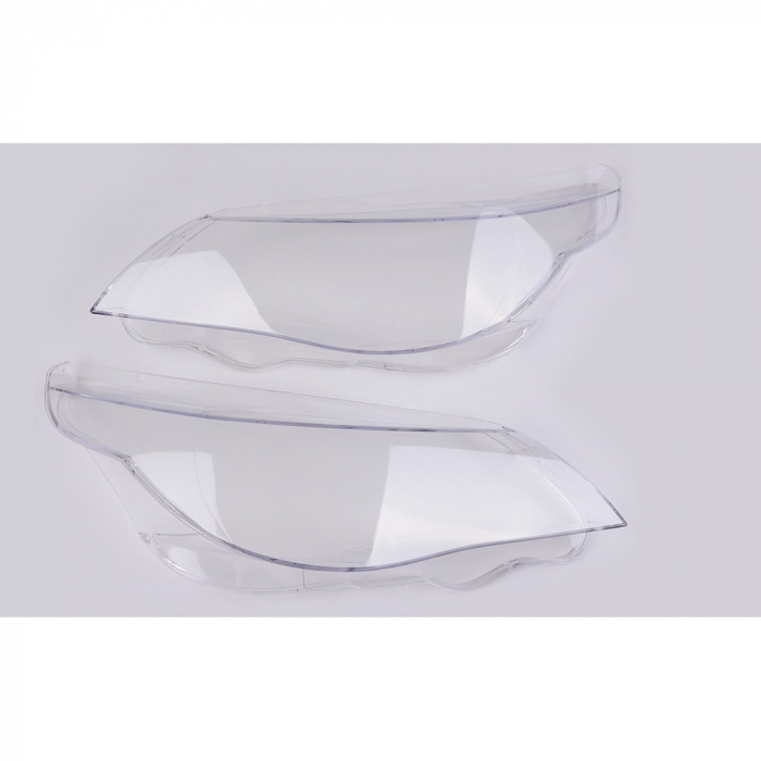Set 2 sticle faruri pentru BMW Seria 5 E60, E61 far cu Halogen H7 sau Xenon fara adaptiv (2004 - 2010) - HB045 [1]