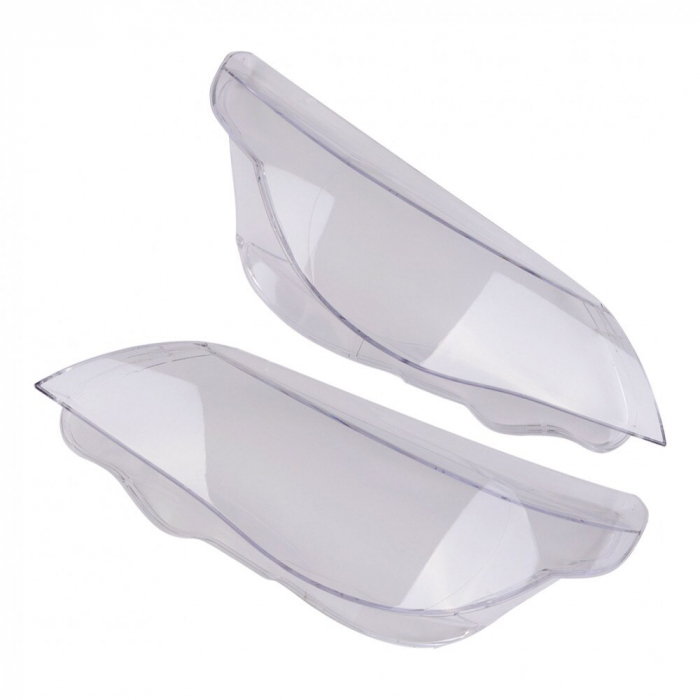 Set 2 sticle faruri pentru BMW Seria 5 E60, E61 far cu Halogen H7 sau Xenon fara adaptiv (2004 - 2010) - HB045 [2]
