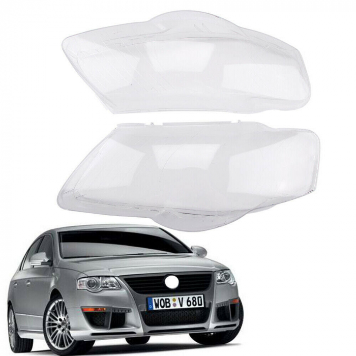Set 2 sticle faruri pentru Volkswagen Passat B6 2005 - 2010 - HV002 [1]