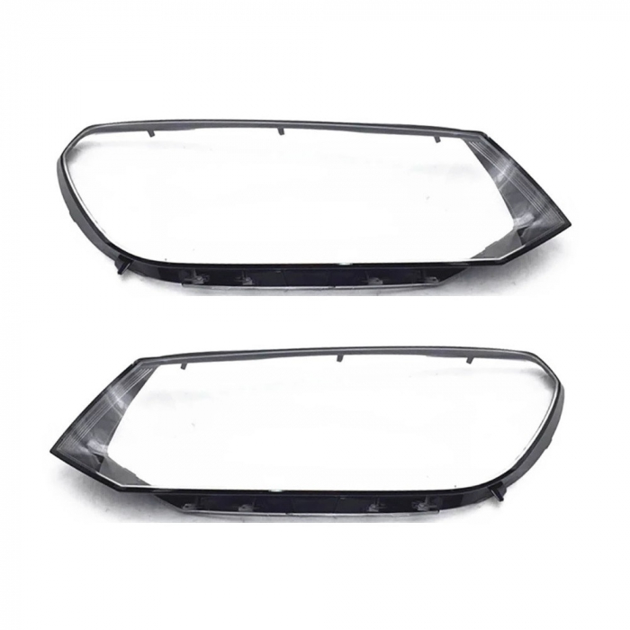 Set 2 Sticle pentru faruri de Volkswagen Touareg 2 Non Facelift 2011 - 2014 - HV037 [1]