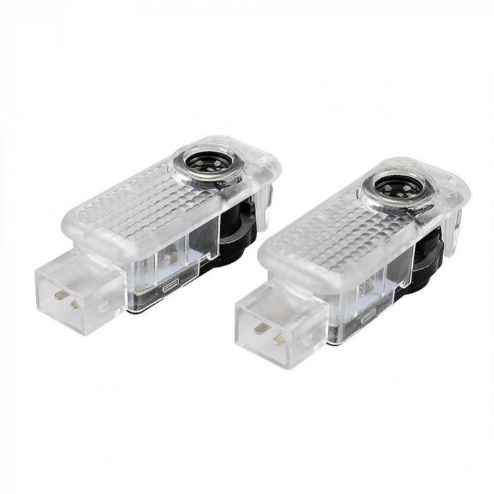 Set 2 x Lampi Led Logo Portiere S-LINE dedicate pentru Audi A1, A4, A5, A6, A8, TT, R8, Q5, Q7 - BTSL-001004 [1]