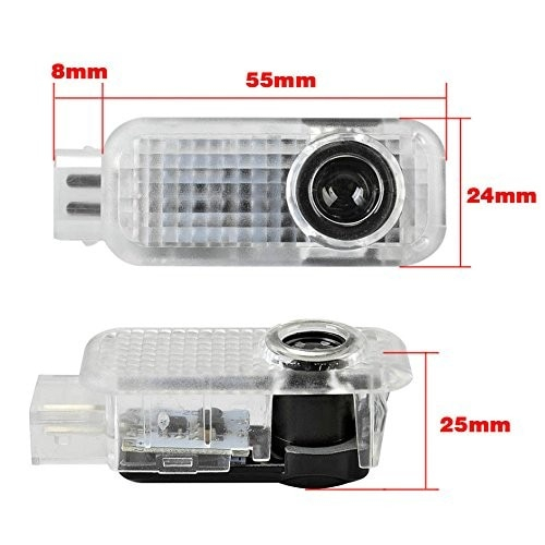 Set 2 x Lampi Led Logo Portiere S-LINE dedicate pentru Audi A1, A4, A5, A6, A8, TT, R8, Q5, Q7 - BTSL-001004 [5]
